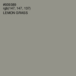 #939389 - Lemon Grass Color Image